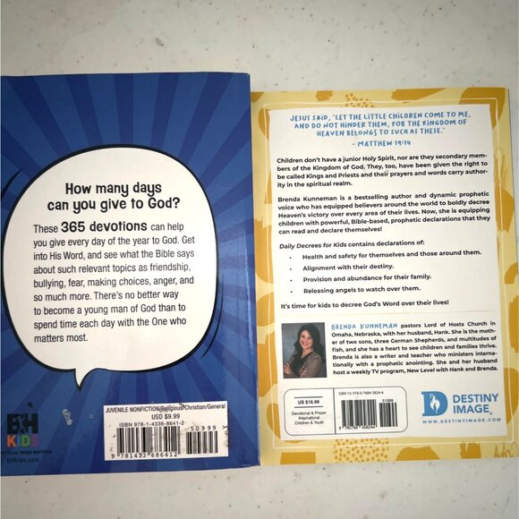 Biblical Books for kids Illustrated Bible Stories 365 Devotions Daily Decrees - Picture 3 of 9